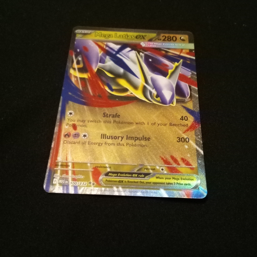Pokemon Mega Latias ex 100/132 Mega Evolution Double Rare Holo